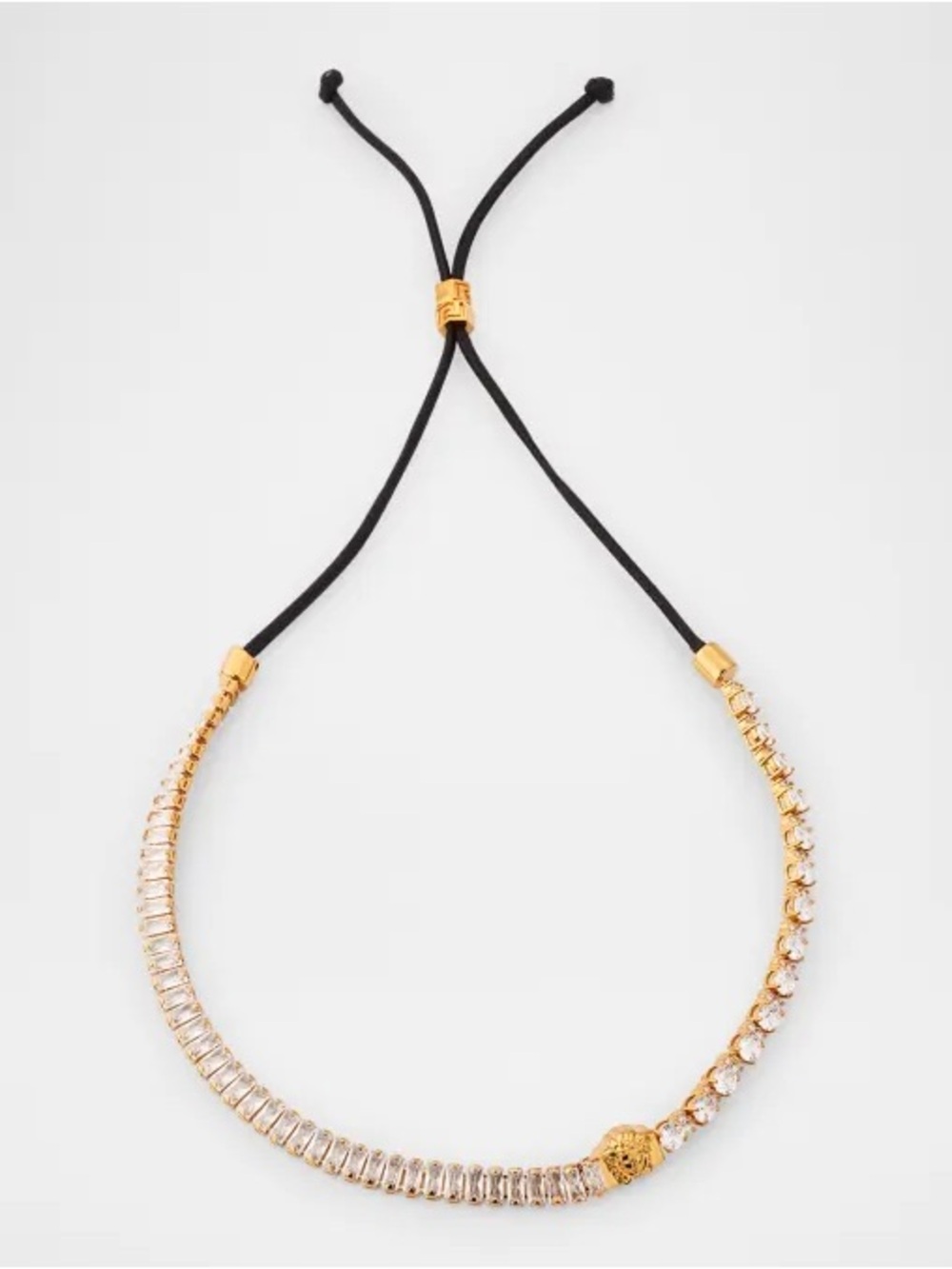 NEW✨Versace Medusa Round & Baguette Crystal Choker / Necklace